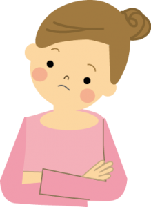 悩む女性