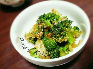 わさび醤油和え